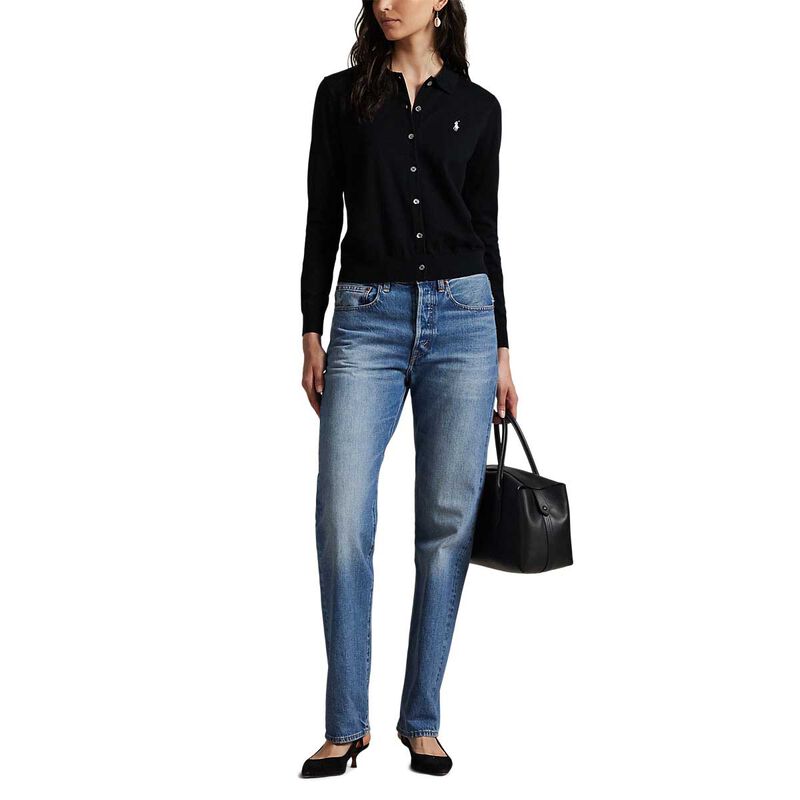 Polo Ralph Lauren Polo Collar Buttoned Cardigan image number 3